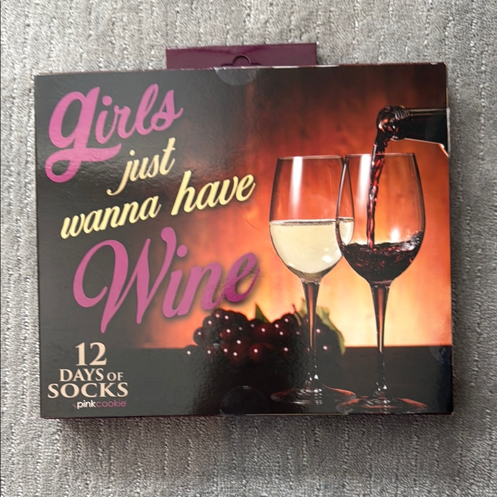 Wine-Themed Socks Set - 12 Days of socks